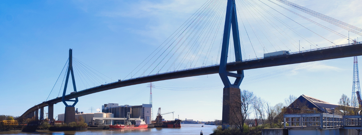 Banner Hamburg Köhlbrandbrücke